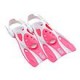 Tusa Sport Fins Snorkel Reef Tourer Pink UF0103-BK