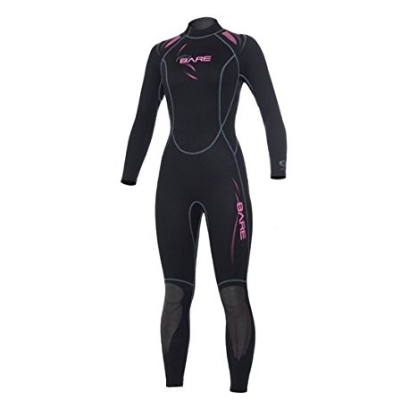 Bare wetsuit 1mm sport full Womens Pink Sz.8