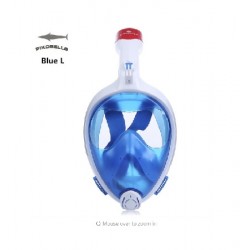 PIKOBELLO Full Face Mask Snorkel Anti-fog Blue