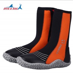 Dive and Sail Booties 5MM Long Boots ORANGE HD-DS31