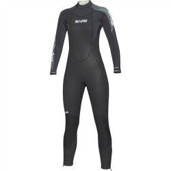 Bare Wetsuit 3mm Velocity Full Suit - Mens Red Black, Sz. M