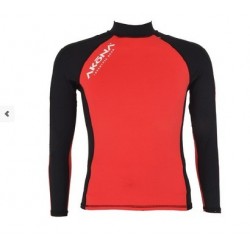 Akona Long Sleeve Rash Guard Red 2XL