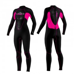 SLINX Wetsuit Full Suit Coral Women Pink 3MM HD-SL05
