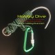 Hook Single Stainless Steel with Long Rope & Carabiner