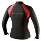 Sharkskin Chillproof Long Sleve Full Zip Wetsuit Top Women SHA-TOP-WOM