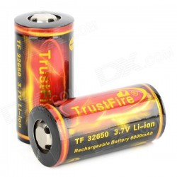 TrustFire 32650 Rechargeable Li-on Battery 6000mAh 3.7v BATT-01