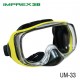 Tusa Mask + Snorkle Imprex 3-D Dry Combo UC-3325-BKFY