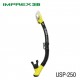 Tusa Mask + Snorkle Imprex 3-D Dry Combo UC-3325-BKFY