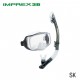 Tusa Mask + Snorkle Imprex 3-D Dry Combo UC-3325-SK