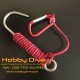 Hook Single Stainless Steel with Long Rope & Carabiner