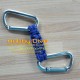 Nobel Clip Para Cord with double Carabiner P-046-SIL