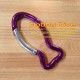 Nobel Carabiner Aluminium for outdoor activities P-039-PUR