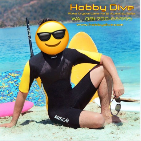 Wetsuit HISEA Shorty 3MM Neoprene for Diving & Snorkelling HD-028