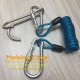 Double Hook Reef Stainless Steel + Spiral Coil Aluminum Clips HD-021