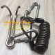 Double Hook Reef Stainless Steel + Spiral Coil Aluminum Clips HD-021