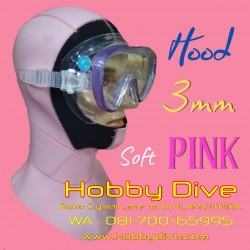 SBART Hood Pink 3mm Neoprene Diving Snorkelling HD-SB35