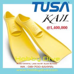 TUSA FF-16 KAIL Full Foot Scuba Diving Water Sports Fins Yellow