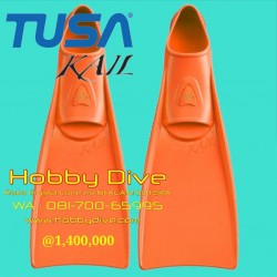 TUSA FF-16Z KAIL Full Foot Scuba Diving Water Sports Fins Orange