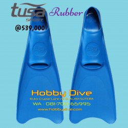 TUSA Fins Snorkel Sport Rubber Full Foot Blue UF-1202