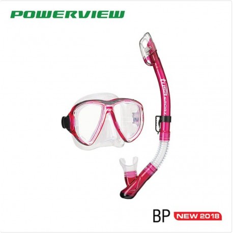 Tusa Power View Dry Combo Mask + Snorkel UC-2425