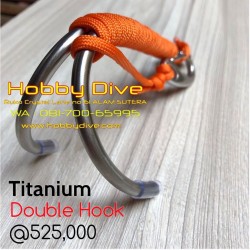 Titanium Double Hook Reef Current Scuba Diving HD-036