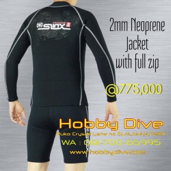 SLINX Wetsuit Full Zip Tops 2mm Neoprene Diving Snorkelling HD-SL08