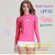 SBART Rash Guard UPF50 Women Pink HD-SB39