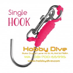 Single Hook Stainless Steel with Line SS Clip HD-105