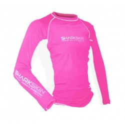 SHARKSKIN Rash Guard Rapid Dry Long Sleeve Pink SS-RG03