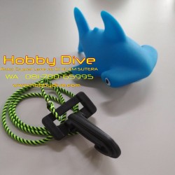 HAMMERHEAD [HD-108] SHARK Rubber Diving Floating Toys with rope