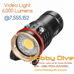 Archon Video Light 6,000 Lumens Scuba Diving HD-WM26II