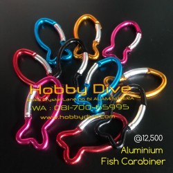 Fish Carabiner Aluminium 6cm Accessories HD-181