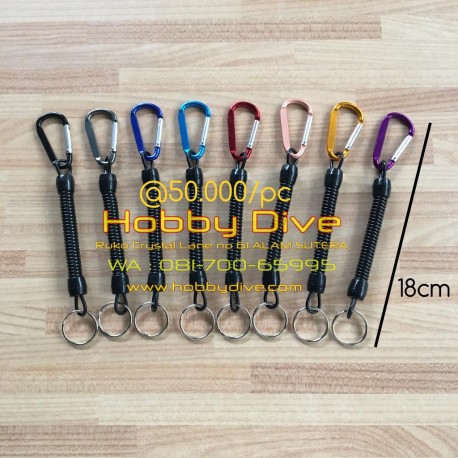 Lanyard Spiral with Carabiner HD-047