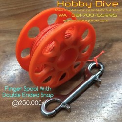 [HD-197] SMB Reel Scuba Diving Finger Spool With Double Ended Snap
