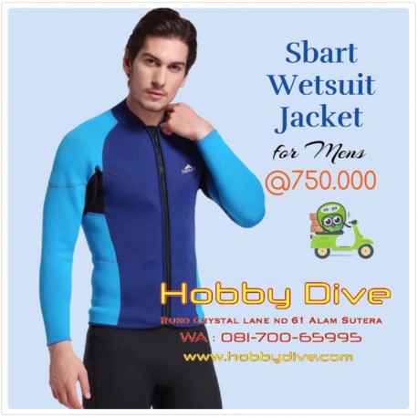 [HD-SB40] Sbart Wetsuit 3mm Neoprene Jacket Tops Diving Snorkeling