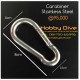 [ HD-222] Carabiner Stainless Steel Scuba Diving Accessories