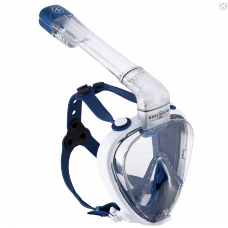 [AL-MK01] AQUA LUNG Full Face Mask Smart Snorkel WH/BL Aqualung