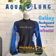 [AL-RG01] AQUA LUNG Galaxy Rashguard Long Sleeve Women Blue Scuba Diving