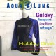 [AL-RG01] AQUA LUNG Galaxy Rashguard Long Sleeve Women Blue Scuba Diving