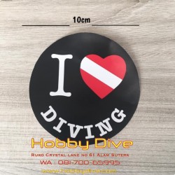 [HD-296] DIVING STICKER Waterproof Naked Scuba Diving Accessories