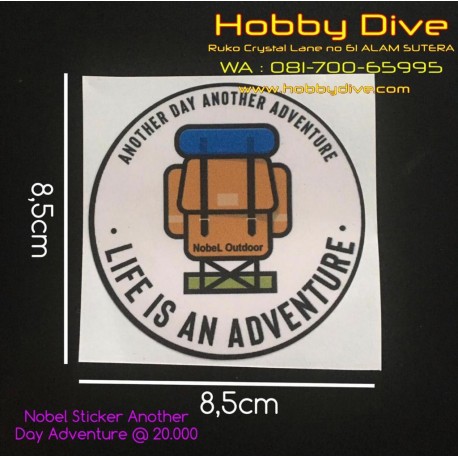 [P-128] Nobel Sticker Another Day Another Adventure