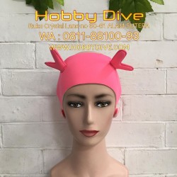 [HD-324] Hood Scuba Diving Hair Protection Deer Pink Diving Accessories