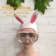 [HD-321] Hood Scuba Diving Hair Protection Bunny White Diving Accessories