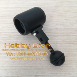 [HD-319] Universal Ball Joint Bracket Arm Torch / Video Holder 24mm