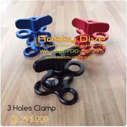 [HD-255] Three Holes Clamp Underwater Photography Diving Accessories