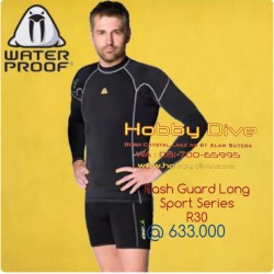 [WP-R30-M] WaterProof RashGuard Long Sleeve Male Sport Series R30 