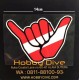 [HD-325] DIVING STICKER Waterproof Hang Loose 14cm Scuba Diving Accessories