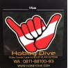 [HD-325] DIVING STICKER Waterproof Hang Loose 14cm Scuba Diving Accessories