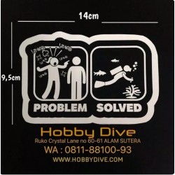 [HD-314] Sticker Scuba Diving Problem Solved