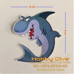 [HD-511] Sticker Waterproof Shark - Accessories Sticker Diving